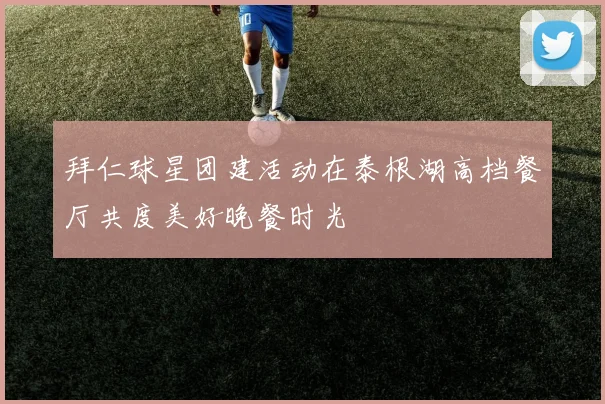 拜仁球星团建活动在泰根湖高档餐厅共度美好晚餐时光